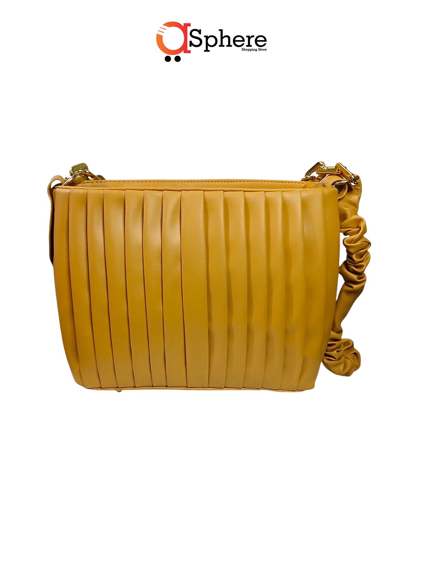 CrossBody Chain/Strap Bag - Yellow